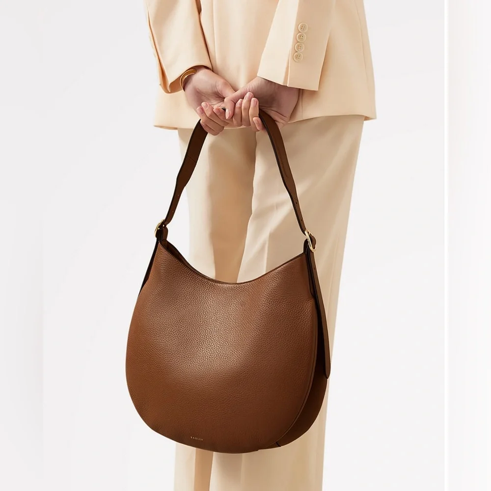 🔥NWT🔥 FANTASTIC‼️ Radley London Kensington Place Twin Gusset Leather Bag🖤BLACK🖤 - Picture 3 of 11